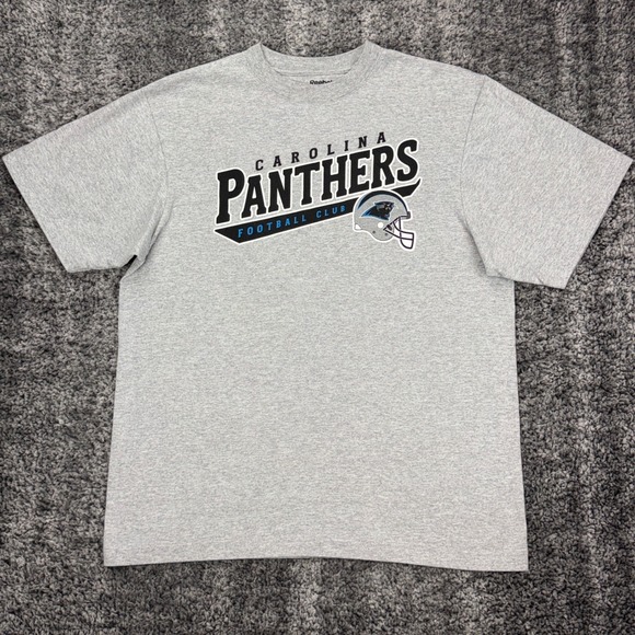 Reebok Other - Carolina Panthers Men's Large T-Shirt 2005 Reebok Gray Cotton Blend NFL Football